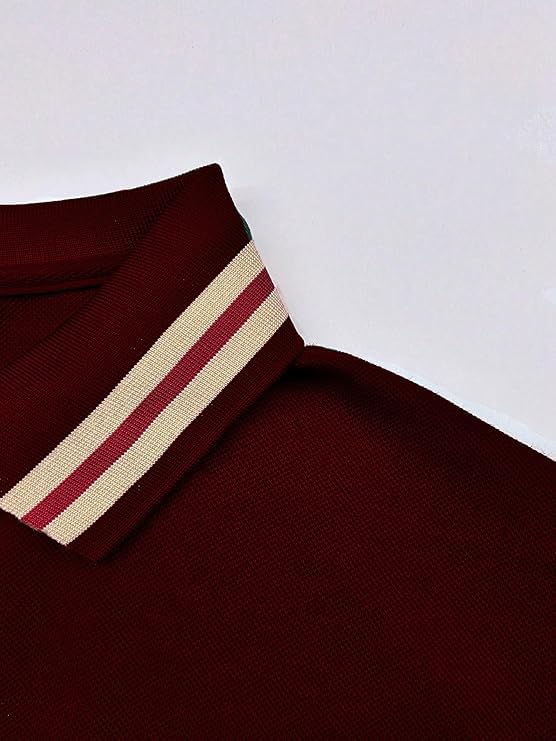 Image of GRECIILOOKS Polo T-Shirt for Men - Cotton Short Sleeve Regular Fit Tee | Perfect for Golf, Travel & Outdoor Casual Look (Available in Plus Size)