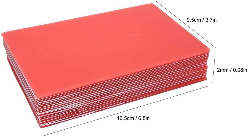 Jewelry Carving Wax, 18pcs 2mm Jewelry Engraving Wax Jewelry Making Engraving Wax Jewelry Making Tracing Melting Shaping Wax Sheet Set