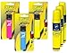 Clipper Minitube Lighter Bundle - 3 Refillable Solid Jet Torch Lighters with 3 16ml Butane Refill Cans - Portable, Eco-Friendly Adjustable Flame Lighters, Colors Will Vary