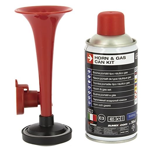 Sumex 2505017, Bocina Portatil, Tipo Nautico (Gas Butano)