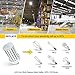 100 Watt LED Corn Cob Light Replace 400W Metal Halide E39 Mogul Base 6000K Daylight 13442Lm Parking Lot Street Wall Pack Fixtures High Bay Fixture AC100-277V