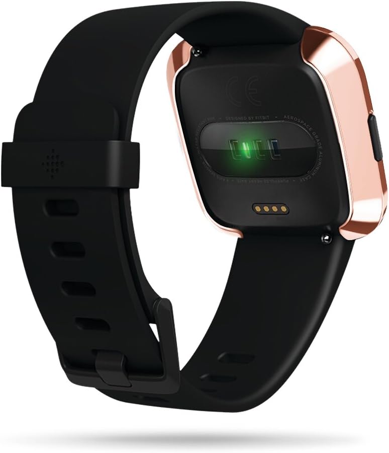 Screen Protector Case for Fitbit Versa, Haojavo Soft TPU Slim Fit Full Cover Screen Protector for Fitbit Versa Smartwatch Bands Accessories