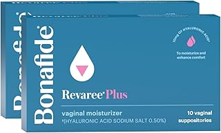 Revaree Plus Hidratante vaginal sin medicamentos ni hormonas con 10 mg de ácido hialurónico y aceite de almendras dulces (2 meses)