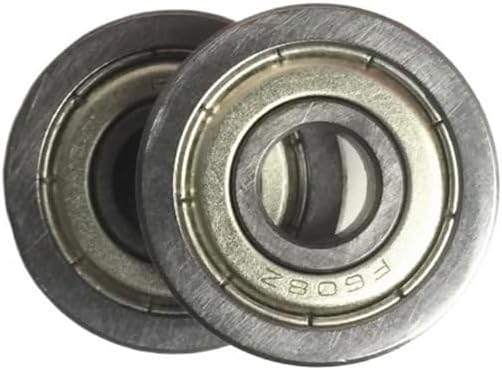 10 pieces MF62ZZ flange bearings 2x6x2.5 mm ABEC-1 miniature flange MF62 Z ZZ ball bearings