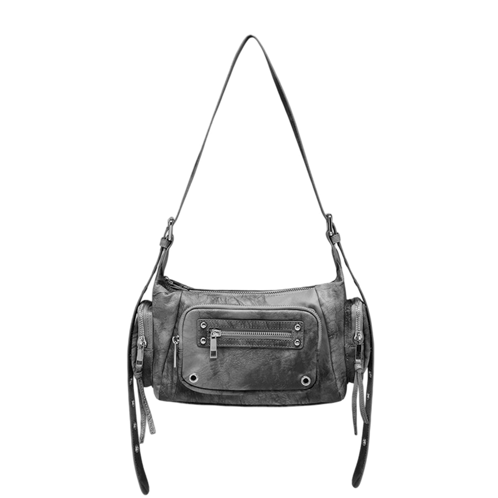 Grande borsa a tracolla Hobos con tasche multiple borse in pelle PU borse alla moda borse a tracolla per donne ragazze borsa a tracolla multi tasca