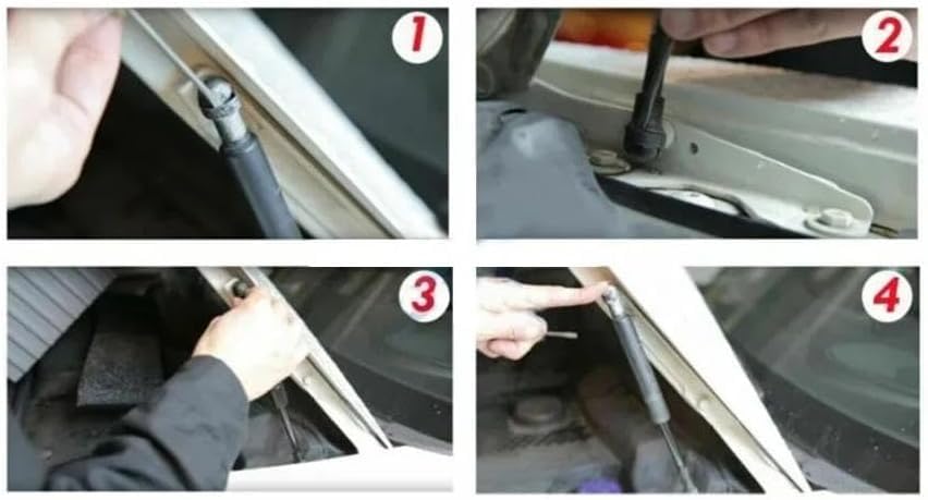 Vérins de levage de voiture amortisseurs de capot avant Porsche - 6