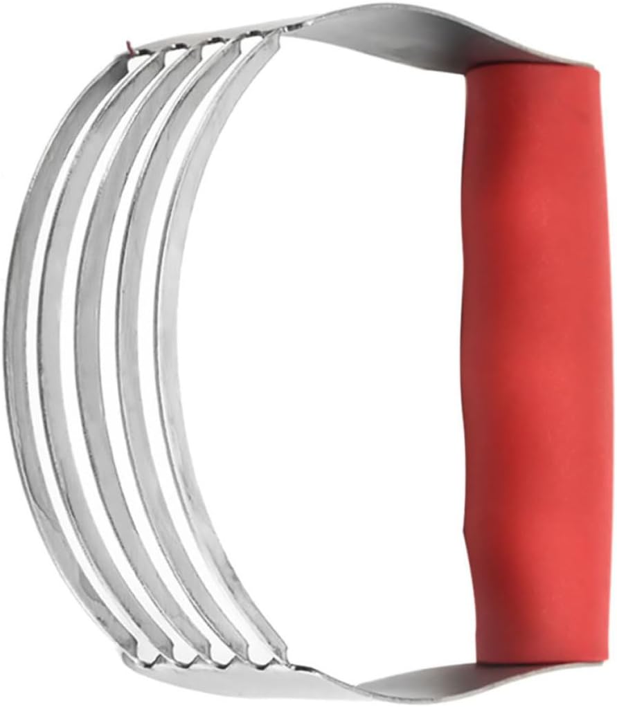 Stainless Steel Cream Stirrer and Pastry Cutter for Home Use, Manual Dough Blender for Mixing Pancake Mix and Marinades, Sturdy Baking Tool and Kitchen Gadget