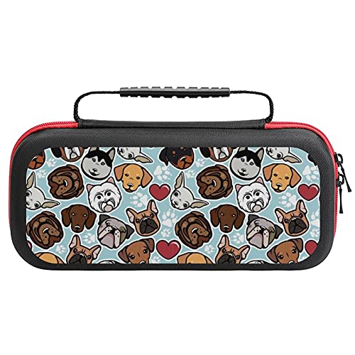 Bolsa de almacenamiento portátil para Nintendo Switch Lite y accesorios de viaje impreso Cover