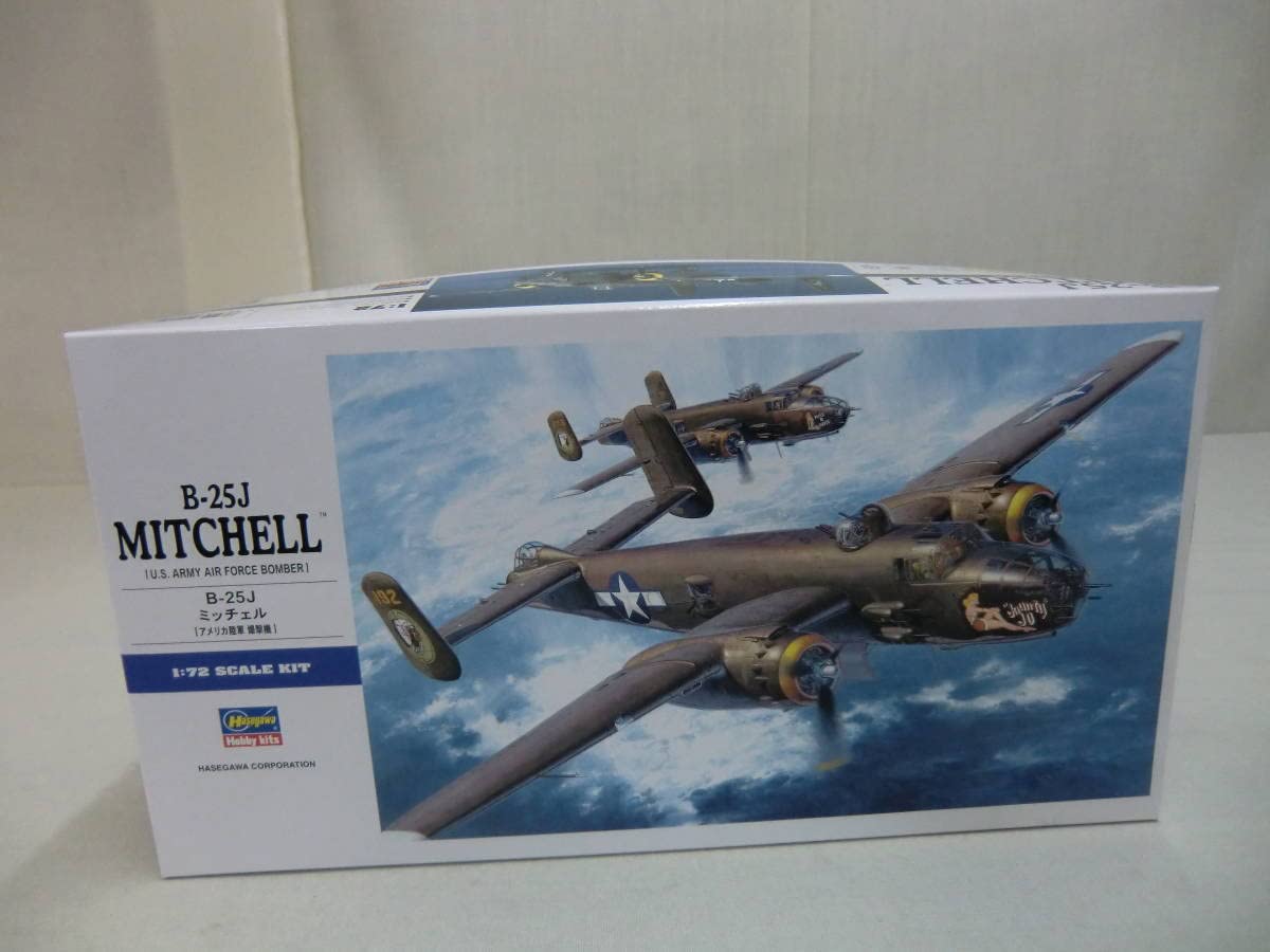 ハセガワ 1/72 アメリカ陸軍 B-25J ミッチェル プラモデル E16 6g7v4d0 31obsi+ct7L.jpg_BO30,255,255,