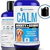 Dog anxiety relief faster absorption than hemp calming chews for dogs dog calming chews alternative hemp oil and melatonin for dogs liquid dog calming treats for thunder fireworks sleep aid  urban country home decor