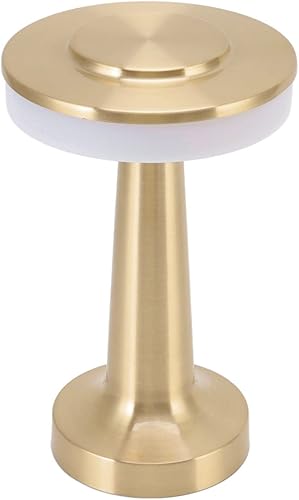 LED portátil, control táctil, lámpara de escritorio de atenuación continua con 3 niveles de temperatura de color recargable, luz nocturna retro,