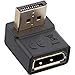 Produktbild InLine® DisplayPort Adapter, DisplayPort Stecker/Buchse, nach unten gewinkelt, 17199U