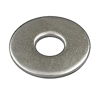 Vista 6 de DGOL 70 arandelas de guardabarros de acero inoxidable 304 de 1/4 x 1 pulgada, diámetro exterior de 1 pulgada arandelas planas