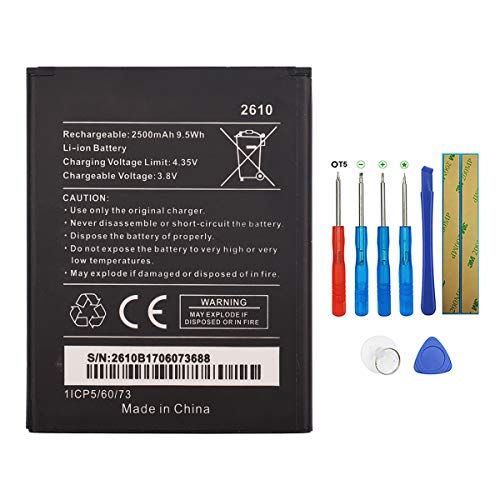 Swark WIKO 2610 Batterie compatible avec Wiko Y60 Jerry 2 Jerry 3 Tommy 3 avec outils