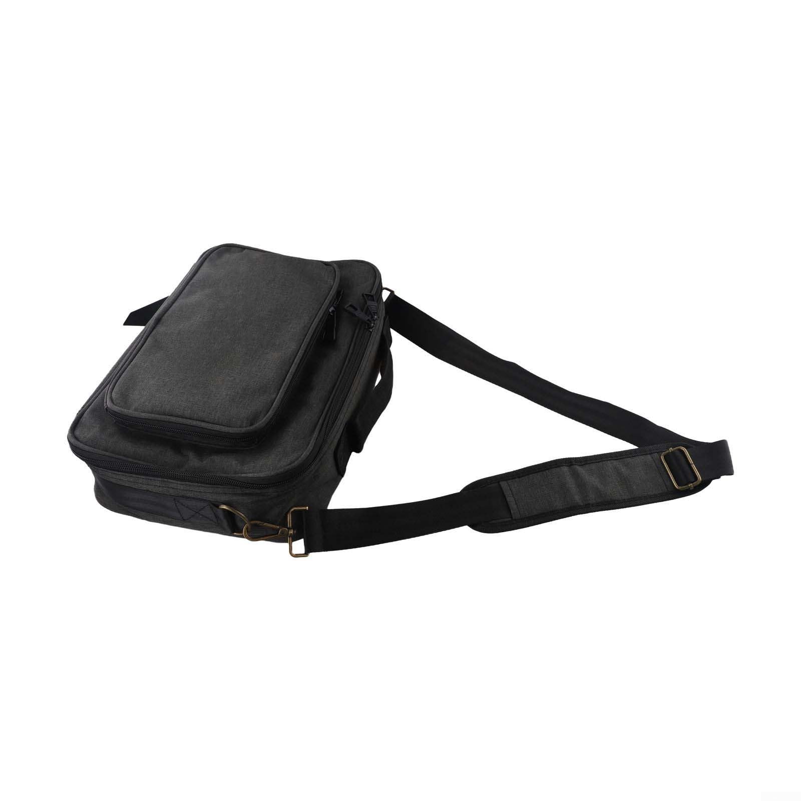 Bolsa portátil para pedales de guitarra, funda de almacenamiento para músicos, color negro, 49 x 27 x 16 cm (S)
