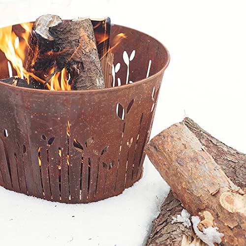 Feuerschale Feuerstelle rostig für Garten & Terrasse Rostdeko Echtrost