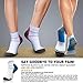 CHARMKING Graduated Compression Socks for Women & Men Circulation 15-20 mmHg is Best for Athletic, Running, Flight Travel, Pregnant, Cycling (Multi 01,S/M)