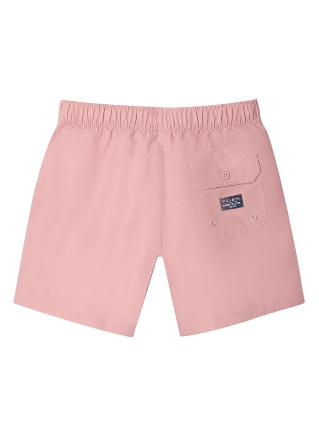 SILBON Bañador Liso para Hombre