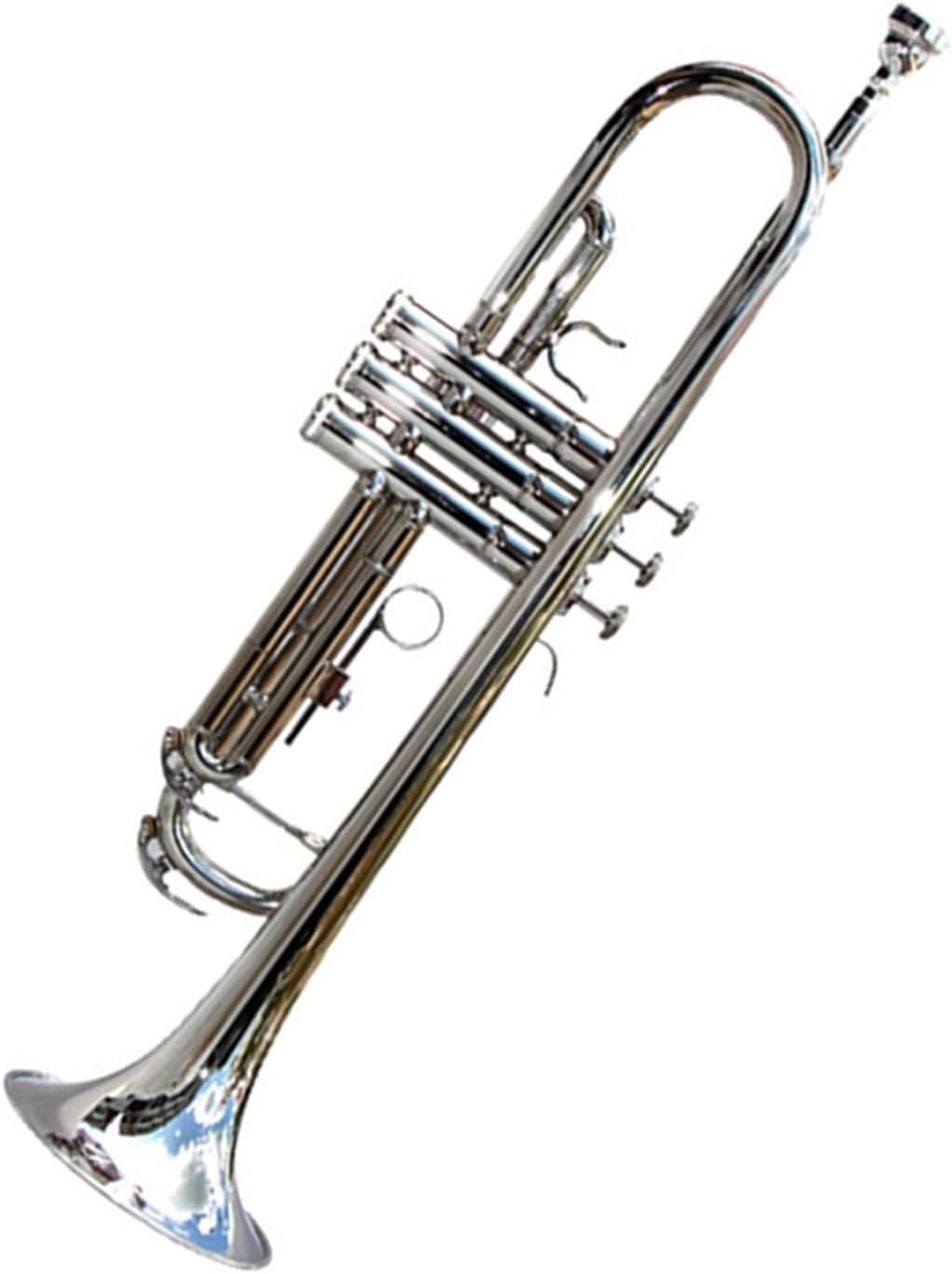 トランペット楽器 Bフラットシルバーメッキコルネットミニトランペット