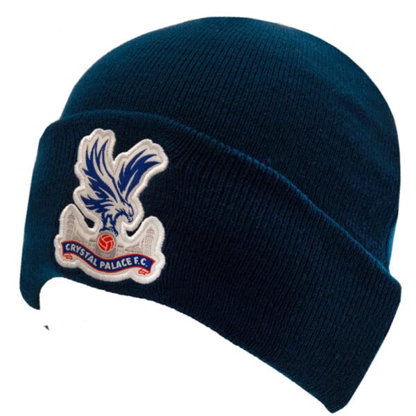 Ran Crystal Palace FC Cuff Beanie Official Merchandise Navy, Navy, M