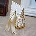 50pcs Favor Candy Boxes Gift Boxes with Ribbons (Gold)