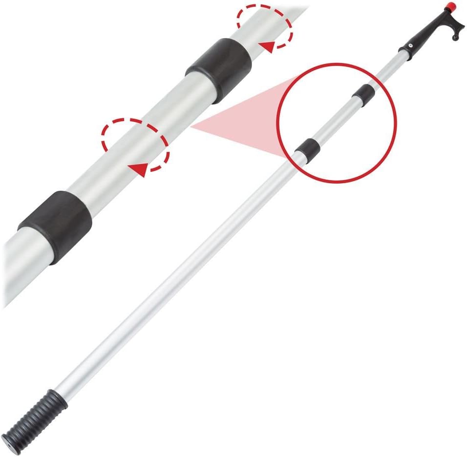 Rage Powersports 96" Telescoping Boat Utility Mooring Grab Hook : Docking Pole Boat : Sports & Outdoors