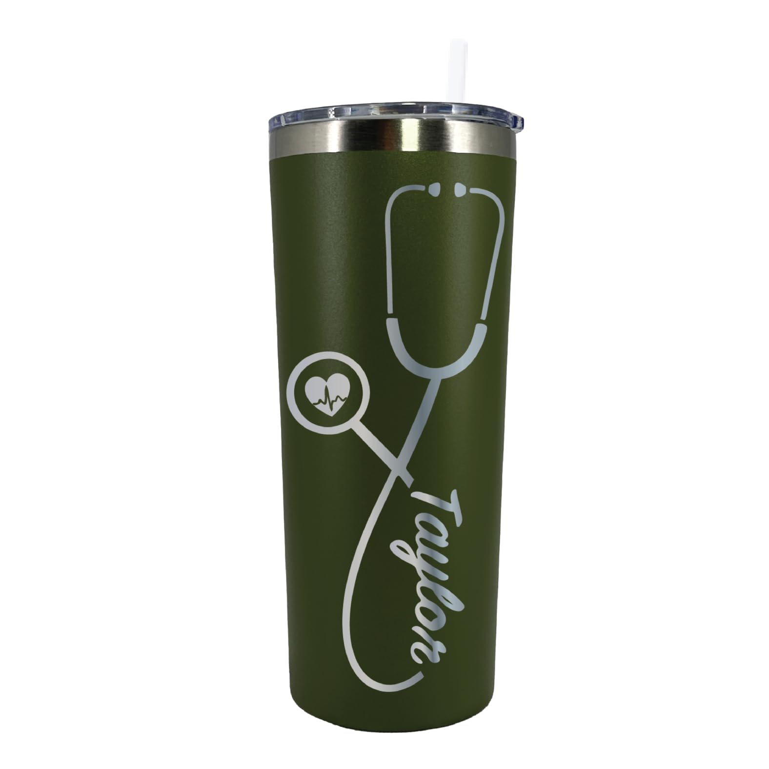 AVITO 22 oz Personalized Nurse Gift, Laser Engraved Nurse Tumbler with Stethoscope, Doctor Tumbler, Doctor Gift, RN Graduation, Nursing Student