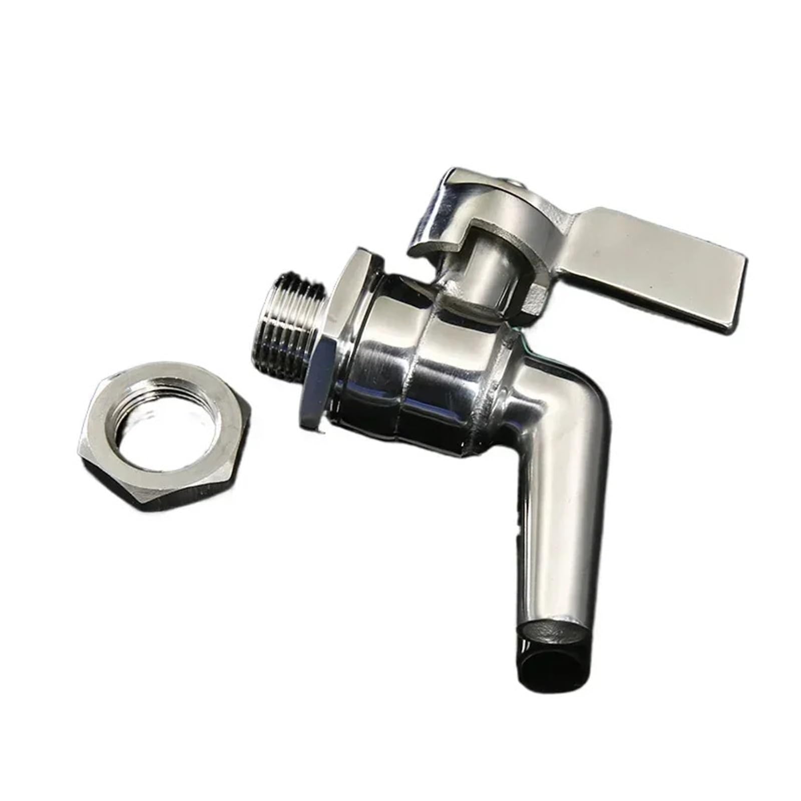 Robinet en acier inoxydable 304 de 1/2 pouce vanne filetée plomberie maison