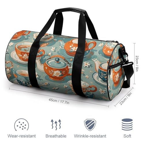 Sac de sport format cabine avec compartiment à chaussures imprimé aigle