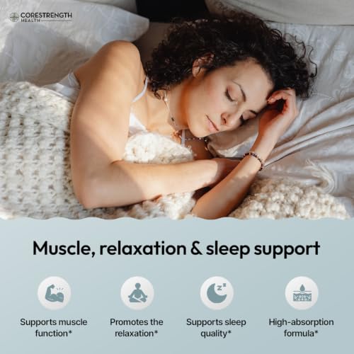 Image of Chelated Magnesium Glycinate Capsules, Magnesium Supplement - 90 Count | Supports calm Sleep, & Muscle Relaxation*, Higher Absorption, Vegan, Non-GMO, Made in USA, Third-Party Tested