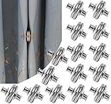 15 Pairs Curtain Magnets Closure, Magnetic Curtain Clips for Indoor Outdoor Curtains Prevent Light Leaking, Strong Curtain Weights Magnets for Pergola Patio Gazebo Cabana