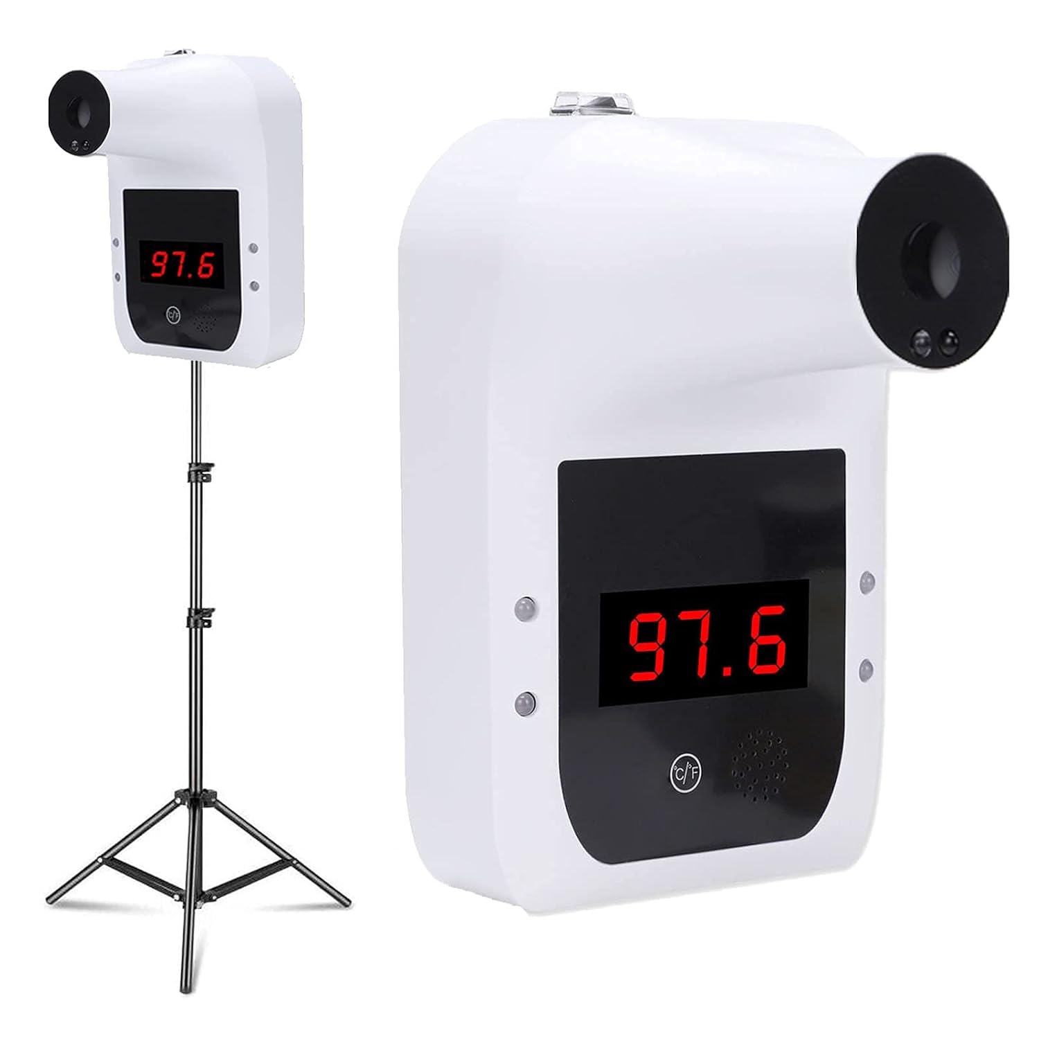 Flash Deals - 80% OFF AGZ Wall-Mounted Non-Contact Infrared Thermometer with Voice Broadcast, Forehead Thermometer with Fever Alarm for Offices,Factories,Shops,Schools, Restaurants,Rail Station Entrances Up To 60% OFF AGZ Wall-Mounted Non-Contact Infrared Thermometer with Voice Broadcast, Forehead Thermometer with Fever Alarm for Offices,Factories,Shops,Schools, Restaurants,Rail Station Entrances