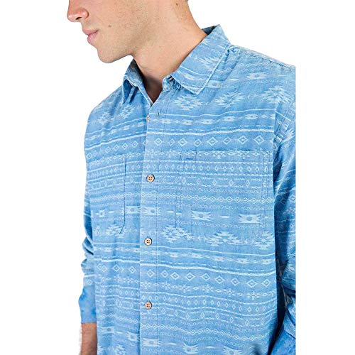 Camisa Estampada Azul AZUL/GG