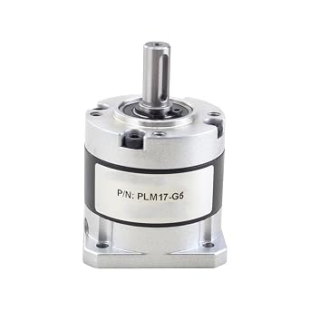Worm Mechanical Nema17 Stepper Motor Speed Reducer, Ratio 51/101/201/501/1001, 5mm Input for Motor, Nema 17 Planetary Gearbox Gearbox Stepper Size Ratio 5 to 1