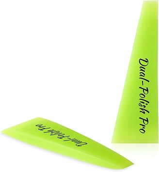 Gomake Small Squeegee 2PCS PPF Squeegee Kit Anti-Scratch TPU Rubber Scraper for Car Paint Film Installation, Window Tint Windshield Glass Cleaning Squeegee Tool