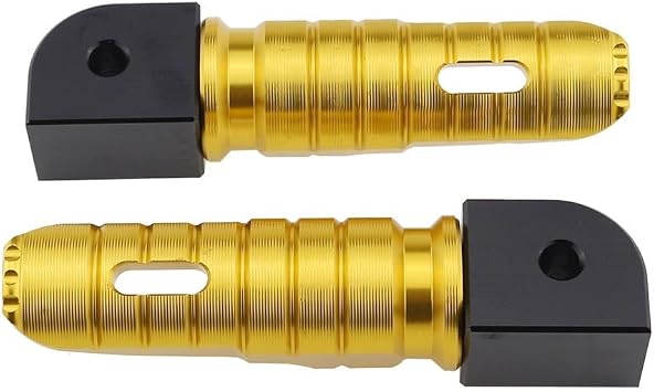 For Kawasaki NINJA 400 650 Z125 PRO Z250SL ER4N ER6N ER6F 1400GTR ZRX1200 Motorcycle Anti-slip Rear Footrest CNC Aluminum Foot PegsGold