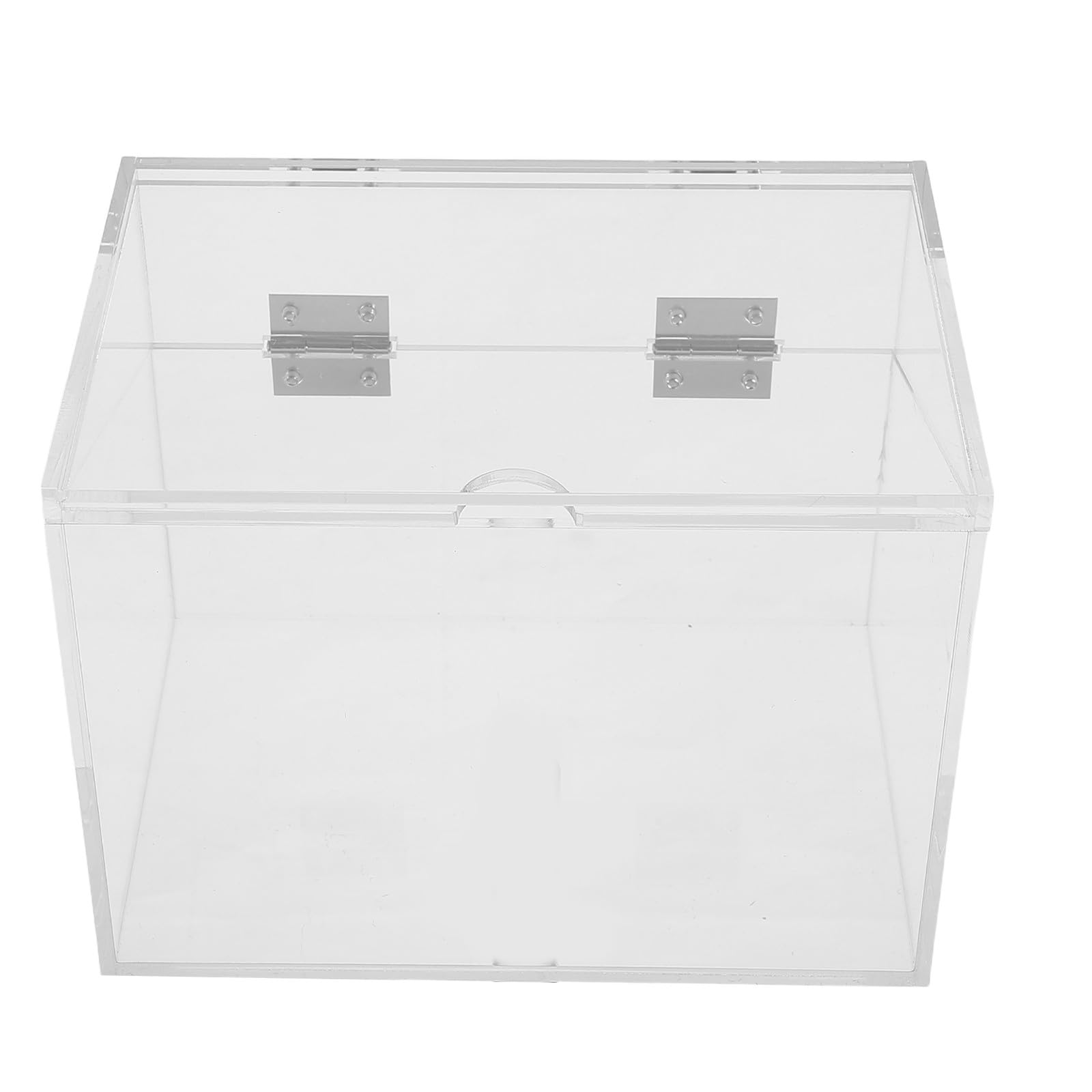 Boîte de rangement pour notes adhésives SHINEOFI transparente pour bureau