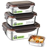 Double étanchéité · 100% étanche et sans odeur:La lunch box adulte est équipée d'un joint en silicone épais détachable + design de fermeture à clé robuste, étanchéité sur quatre côtés, réalisant 100% de conservation de la fraîcheur sans odeur et empêchant la fuite des aliments. Léger et portable, elle peut être placée en toute confiance dans un sac, permettant de emporter des repas sans souci.