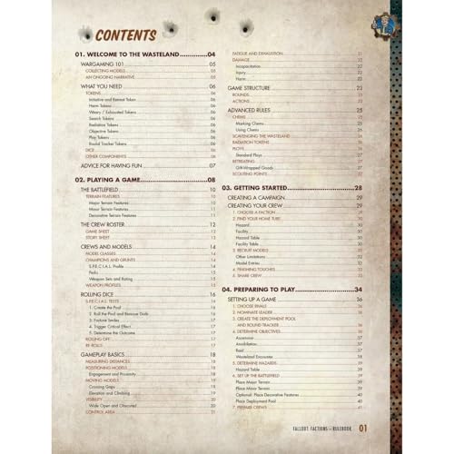 Fallout: Factions - Core Rulebook Modiphius RPG miniatura 6