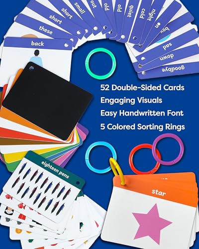 Toddler Flash Cards - Learn Colors, Numbers, Shapes, Opposites on Thick Jumbo Flashcards for Early Learners - Teacher Designed for Preschool, Kindergarten & Toddlers - Image 3