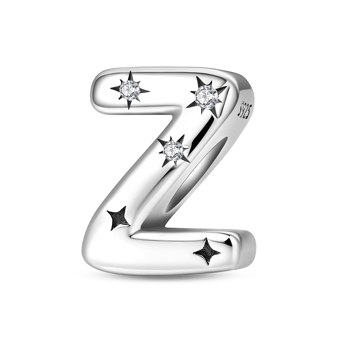 Sterling Silber Charms Anhänger Für Armbänder, Anfangs Buchstaben Charms Passen Für Pandora Armband, Hypoallergene Perlen Charm Für Schmuck Diy Geschenke Für Frauen