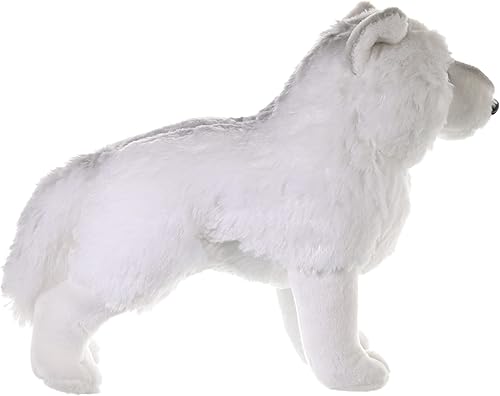 Miniatura 10 de Wild Republic Peluche de lobo ártico, animal de peluche, regalos para niños, Cuddlekins de 12 pulgadas
