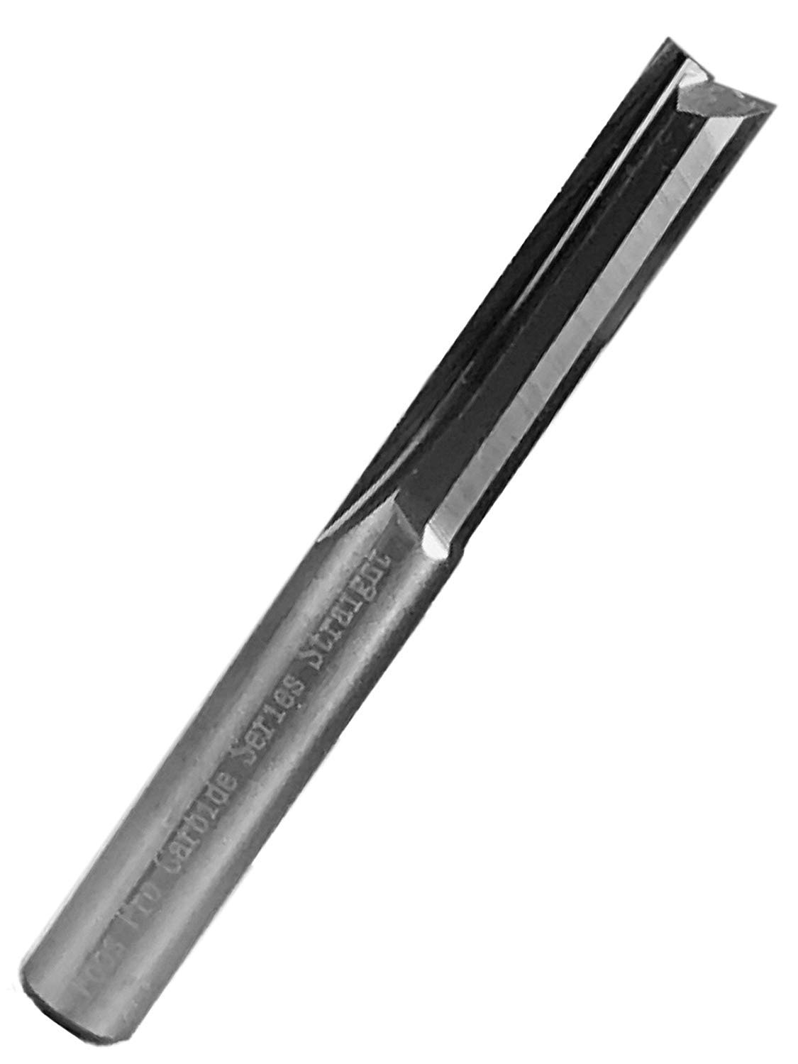 Foos Straight Carbide Router bits - 1/4” Shank - USA Veteran Owned (1/4" Cutting Diameter)