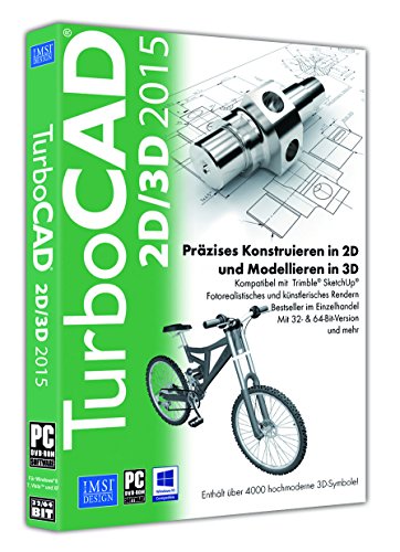 Preisvergleich Produktbild GK-Planungssoftware TurboCAD 2D / 3D 2015 Win CD-ROM DE