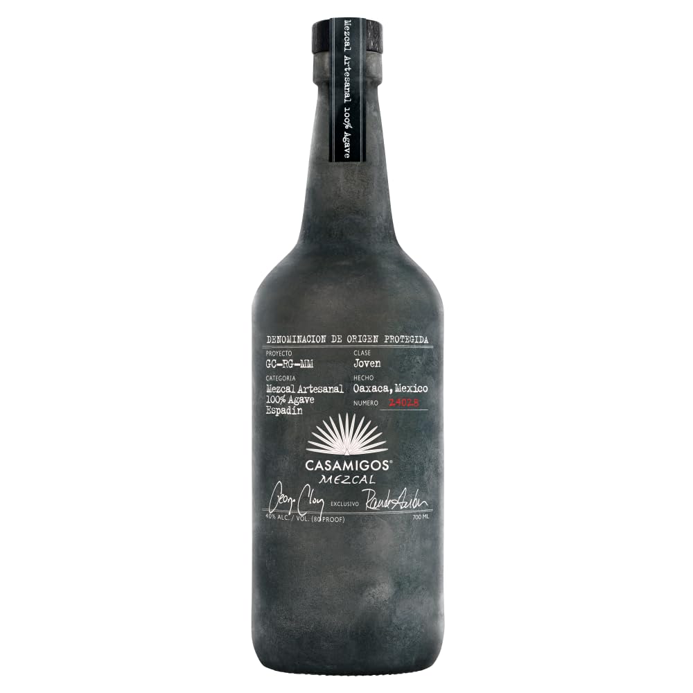 CasamigosMezcal | 40% vol | 70cl | Artisanal Agave Spirit | Notes of Smoke & Black Pepper | Recommended for Cocktails & Alcohol Drinks | Made from Espadin Agave in Oaxaca | Mexico