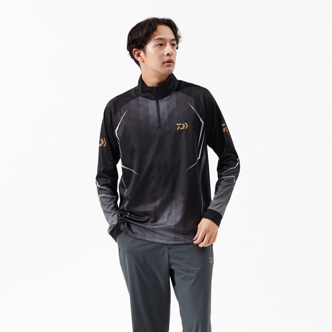 トーナメント ブレスマジック ハーフジップシャツ DE-31009T Lサイズ Amazon.co.jp: ダイワ トーナメント ブレスマジック ハーフ