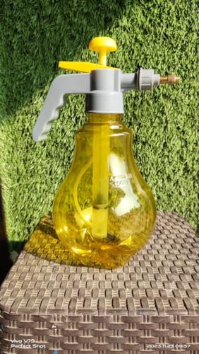 Image of Heavy Duty Garden Pump Pressure Sprayer, Lawn Sprinkler, Water Mister, Spray Bottle for Herbicides, Pesticides, Fertilizers, Plants Flowers Random Colors(1.2 L Capacity) (Multicolor)