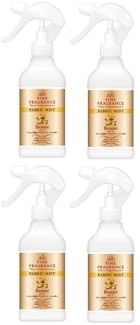 ファーファ [Bulk purchase] Farfa Farin Fragrance Fabric Mist Deodorant Air Freshener For cloth Beaute Perfume tone Prime floral scent Main body 250mlx4