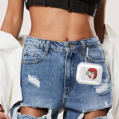 Cute Cat Designed For 1St&2Nd Generation Airpods Case, Shockproof Case Clear Soft Tpu Protective Cover Compatible With Apple Airpods 2&1 With Keychain Animal Pattern For Women Girls #TOP6