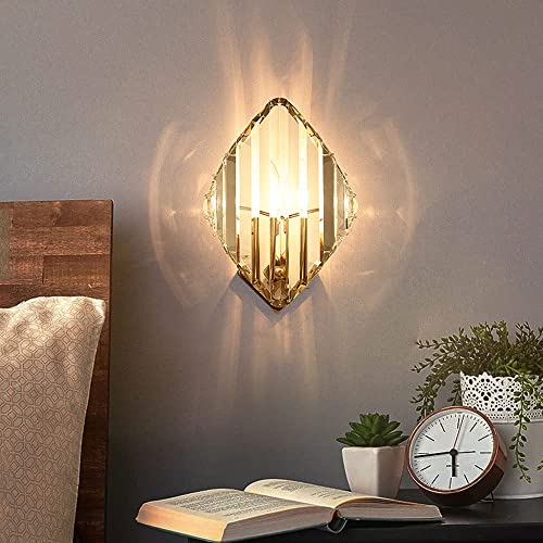 Lampadaire mural de cristal carré design postmoderne chic - 3